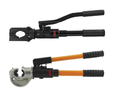 Manual hydraulic compression tool set