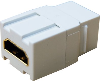 150mm HDMI Adapter Pigtail, High-Speed With Ethernet Rated Colour WHITE