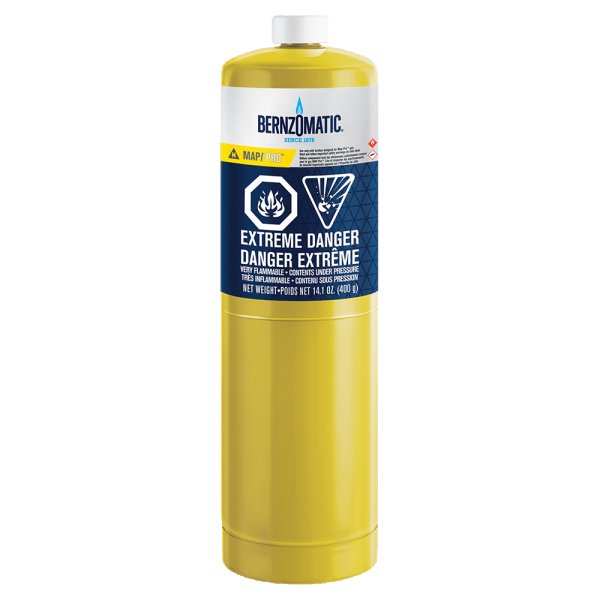 MG9 Gas Cylinder MAP-Pro Tall Boy 400g (14.1oz)