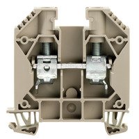 WDU 16 - Feed-through terminal, Screw connection, 16 mm sq, 1000 V, 76 A, dark beige
