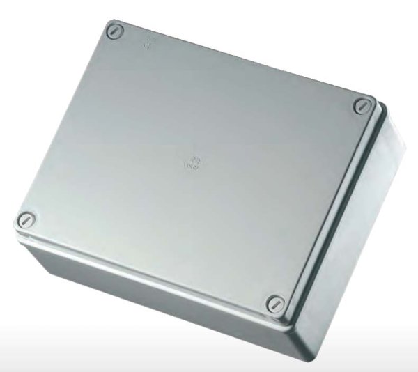 Self Exting.Smooth Sided Box-Plain Lid 150Wx110Hx70D IP56